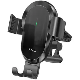 Холдер Hoco CA105 Guide three axis linkage wireless charging car holder Чорний
