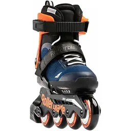 Ролики Rollerblade Microblade 2023 36.5-40 Blue/Orange (1012-07221900-174-36.5-40) - мініатюра 3
