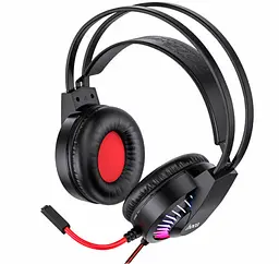 Ігрова гарнітура HOCO W105 red - мініатюра 2