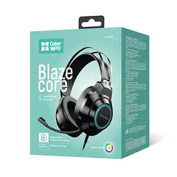 Гарнітура СolorWay BlazeCore RGB Чорний (CW-HPG03BK) - мініатюра 5