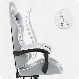 Крісло Cabro C500 Grey-White тканина - мініатюра 8