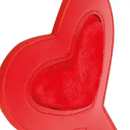 Плеть Darkness Fetish Red Paddle Love, 34 см (червона) - мініатюра 3