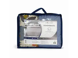 Покривало ARCLOUD 180*210 DOUBLE FACE Infinity+Printed 10003-6 ZIGZAG BIG сумка - мініатюра 3