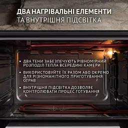Електрична піч Perfelli CLASSIC 37 BLACK - мініатюра 4