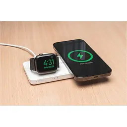 Портативний зарядний пристрій Yenkee YPB 510 3 в 1 Qi Wireless білий 10000 mAh - мініатюра 4