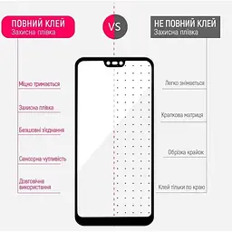 Захисне скло ColorWay 9H FC Glue Oppo A78 Black - мініатюра 3