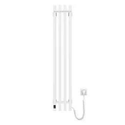 Електрична рушникосушка Navin Levante 210x1200 Sensor права, білий оксамит 12-212033-4860, Білий матовий, Праве, Електронний - мініатюра 2