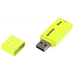 USB флеш накопичувач Goodram 16GB UME2 Yellow USB 2.0 (UME2-0160Y0R11) - мініатюра 2