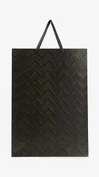 Пакет подарунковий JC1210252 Чорно-золотий shop (2000999225000) - мініатюра 3