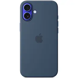 Силіконовий чохол CasePro Silicone Case with MagSafe Denim для iPhone 16 Plus - мініатюра 4