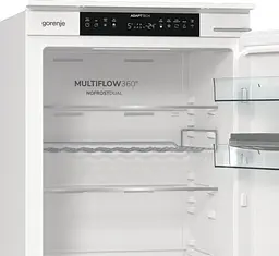 Холодильник Gorenje вбудований з нижн. мороз., 177x69x55см, 2 двері, 252 (76) л, А +, NF +, Зона св-ті, Диспл, Wi-Fi, Білі - мініатюра 8