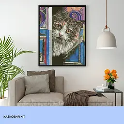 Набір з алмазною мозаїкою "Казковий кіт" 40*50 см, IDEA2-CK5906, ТМ "99IDEAS" - мініатюра 3