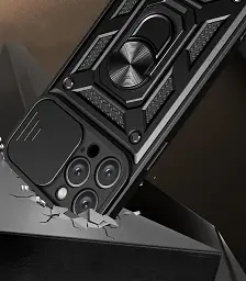 Панель BeCover Military для Apple iPhone 14 Pro Max Black (708176) - мініатюра 4