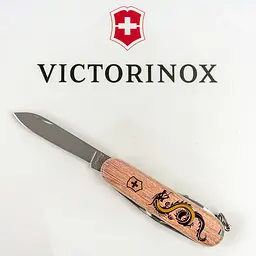Ніж Victorinox Spartan Zodiac 91мм 12функ Дерев'яний дракон - мініатюра 5