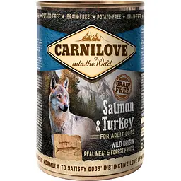 Консерви для собак з лососем та індичкою Carnilove Dog  400 г