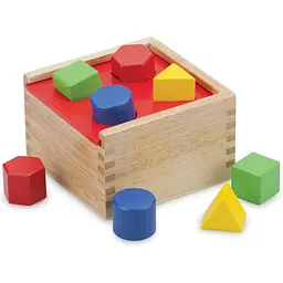 Дерев'яний сортер Viga Toys Геометричні фігури (50844) - мініатюра 2