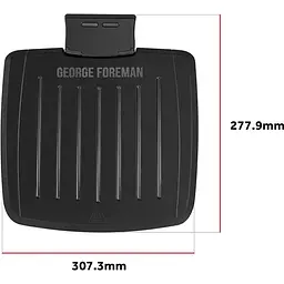 Гриль George Foreman Immersa Medium притискний 1300 Вт чорний (28310-56) - мініатюра 3