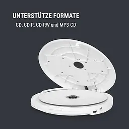 Програвач компакт-дисків OneConcept CDC 100MP3 Discman (10031564) - мініатюра 4