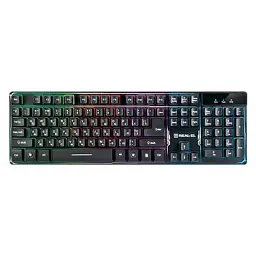 Клавіатура REAL-EL 8700 Gaming Backlit Black (EL123100015)