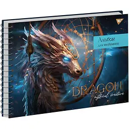 Альбом для малювання Yes Mystical animals А4 40 аркушів 3 шт. (130574) - мініатюра 2