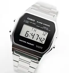 Годинники наручні чоловічі японські цифрові якісні оригінальні Casio Collection A158WEA-1EF - мініатюра 2