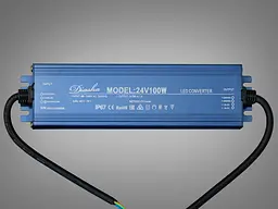 Блок живлення 24В, для підключення LED стрічки, 100Вт, 4.17А - мініатюра 2