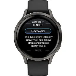 Смарт-годинник Garmin Venu 4 41mm Slate with Black Silicone Band (010-03013-02) [146406] - мініатюра 4
