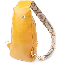 Яскрава жіноча слінг сумка через плече з екошкіри Vintage 16х30х8 см sum0026957 - мініатюра 3