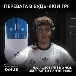 Миша Logitech PRO X2 SUPERSTRIKE Lightspeed (910-007776) - мініатюра 8