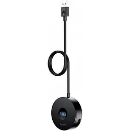 USB-хаб Baseus Round Box 4-Port USB-A Black 1 м [CAHUB-U01] [77941] - мініатюра 5
