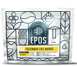Кава в зернах EPOS COLOMBIA LAS MORAS свіжообсмажена 100% арабіка 200 г
