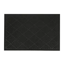 Килимок придверний Eco Fabric Смужки без кромки чорний 60 х 90 см (6090-007)