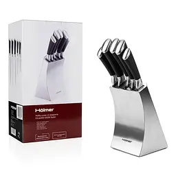 Набір ножів Holmer, 6 предметів, чорний (KS-66325-SSSSB Stylish) - мініатюра 15