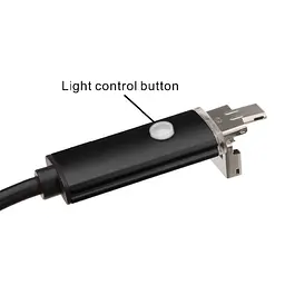 USB ендоскоп для смартфона і ноутбука HD 480P Kerui 555S, 5 метрів, 5.5 мм, м'який кабель (100346) - мініатюра 6