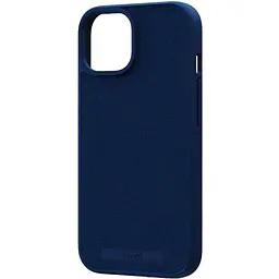 Чохол-накладка Njord Suede MagSafe Case Blue для iPhone 15 Plus (NA52SU01) - мініатюра 2