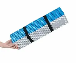 Килимок складний IXPE Naturehike NH19QD008, алюмінієва плівка, 185x56х1,8 см, блакитний - мініатюра 4