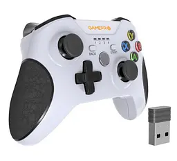 Геймпад джойстик GamePro MG-650 White 2.4G PC/PS3/Android - мініатюра 1