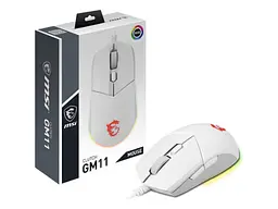 Миша MSI Clutch GM11 White (S12-0401950-CLA) - мініатюра 5