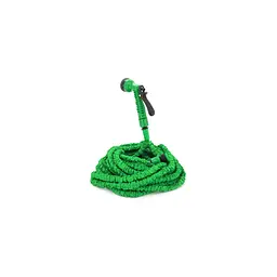 Шланг для поливу Voltronic 15-45м/150ft + розпилювач, насадка на кран, Blue/Green, Box (Garden hose 15-45) - мініатюра 3