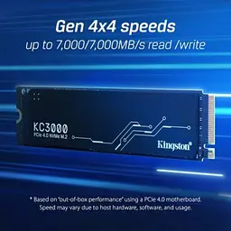 Накопичувач SSD M.2 2280 512GB Kingston (SKC3000S/512G) - мініатюра 8