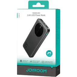 УМБ Joyroom 10000mAh 12W 2xUSB-A, USB-C In/Out, Black (JR-PBF12) - мініатюра 6