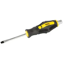 Викрутка ударна шліцева плоска Mastertool SL5 x 75мм HEX 49-6575