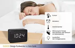 Годинник настільний TFA CLOCCO 60254901 - мініатюра 7