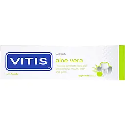 Зубна паста Vitis Aloe Vera Яблуко 100 мл - мініатюра 4