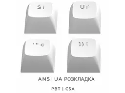 Клавіатура Dark Project ALU81 Terra Nova ENG/UA White (DPKB_NOVA_81_ANSI_WHITE_UA) - мініатюра 10