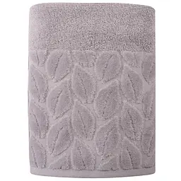 Рушник махровий Soho Leaves Gray бавовна 50х90 см (50*90 Leaves Gr) - мініатюра 2