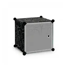 Шафа для речей пластикова MP28-51A, 102х37х76см, Black, Box - мініатюра 3