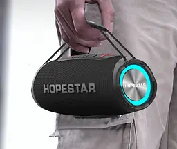 Портативна bluetooth-колонка Hopestar H53 бездротова акустика чорна - мініатюра 2