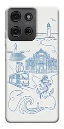 TPU чохол Demsky Southern pearl для Motorola Moto G75 5G