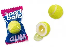 Жуйка Fini Tennis Balls Gum зі смаком лимона та лайма 80г - мініатюра 5